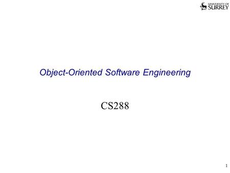 1 Object-Oriented Software Engineering CS288. 2 Multiple Classes Contents Lists of objects Vectors Growing and shrinking Vectors Iteration over Vector.