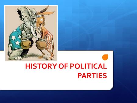 HISTORY OF POLITICAL PARTIES