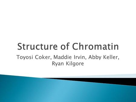 Structure of Chromatin
