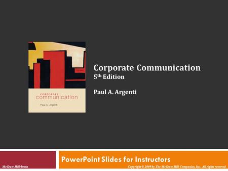 PowerPoint Slides for Instructors