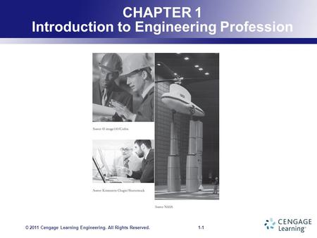 CHAPTER 1 Introduction to Engineering Profession