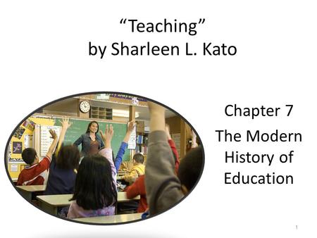 “Teaching” by Sharleen L. Kato