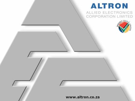 Www.altron.co.za. Altron Group Year End Results 2004 Robert Venter Chief Executive.
