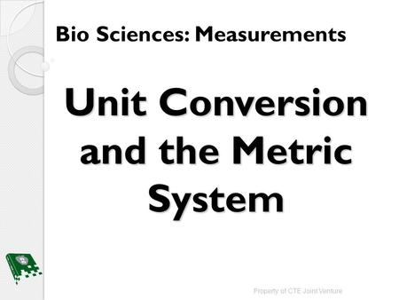 Unit Conversion and the Metric System