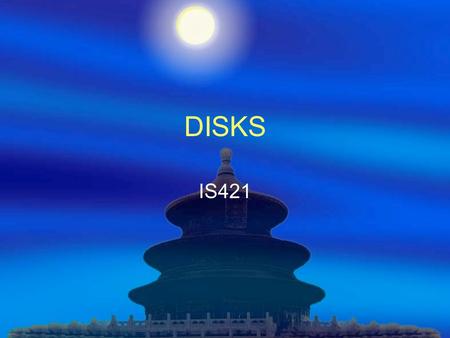 DISKS IS421. DISK  A disk consists of Read/write head, and arm  A platter is divided into Tracks and sector  The R/W heads can R/W at the same time.