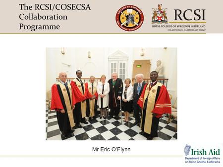 The RCSI/COSECSA Collaboration Programme
