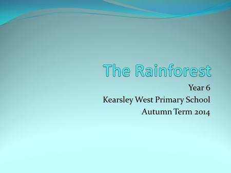 Year 6 Kearsley West Primary School Autumn Term 2014.