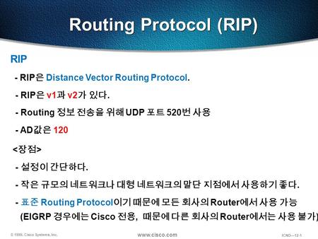 Routing Protocol (RIP)