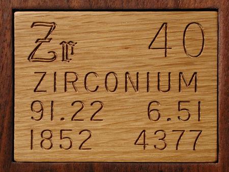 Pure Zirconium. Pure Zirconium Zirconium Oxide.