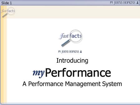 A Performance Management System