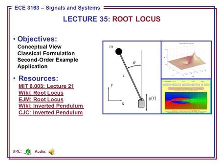 The Concept of a Root Locus