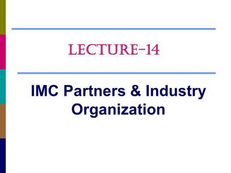 IMC Partners & Industry Organization