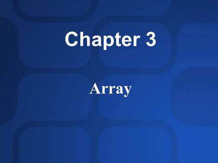 Chapter 3 Array. Indexed Versus Associative Arrays There are two kinds of arrays in PHP: indexed and associative. The keys of an indexed array are integers,