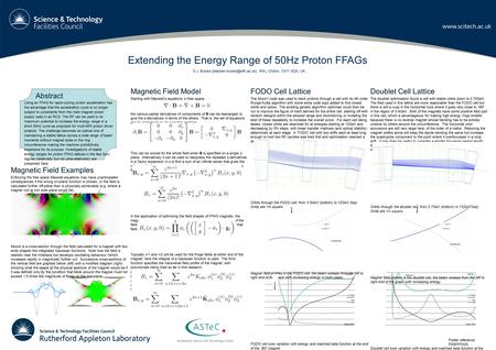 Poster reference: FR5PFP025 Extending the Energy Range of 50Hz Proton FFAGs S.J. Brooks RAL, Chilton, OX11 0QX, UK Magnetic.
