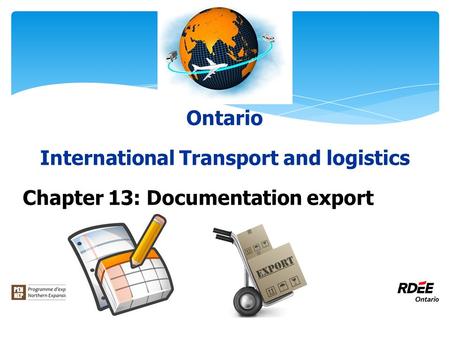 International Transport and logistics