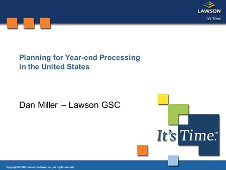 Planning for Year-end Processing in the United States