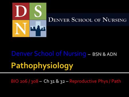 Denver School of Nursing – BSN & ADN