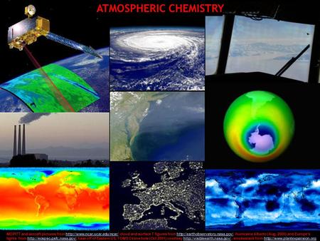 ATMOSPHERIC CHEMISTRY MOPITT and aircraft pictures from  cloud and surface T figures from