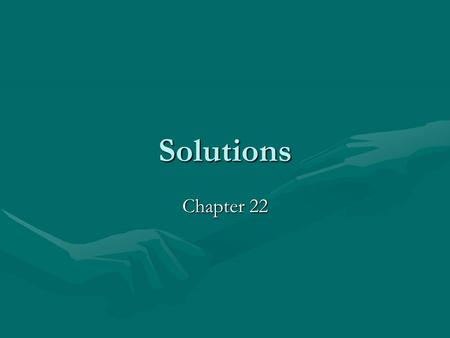 Solutions Chapter 22.