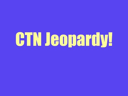 CTN Jeopardy!. First Round Vocabulary 100 The analysis and structure of words that can be broken down into chunks for meaning.