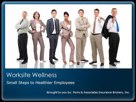Small Steps to Healthier Employees