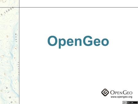 OpenGeo 1.