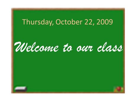 Thursday, October 22, 2009 Welcome to our class. Unit 4 : SPECIAL EDUCATION E. LANGUAGE FOCUS I. Pronunciation: / ɒ / - / ɔ : / II. Grammar and vocabulary: