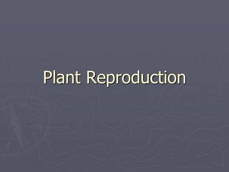 Plant Reproduction.