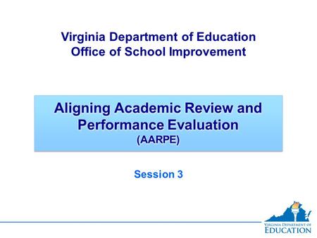 Aligning Academic Review and Performance Evaluation (AARPE)