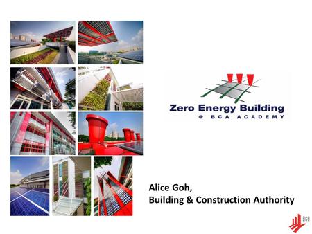 Alice Goh, Building & Construction Authority.