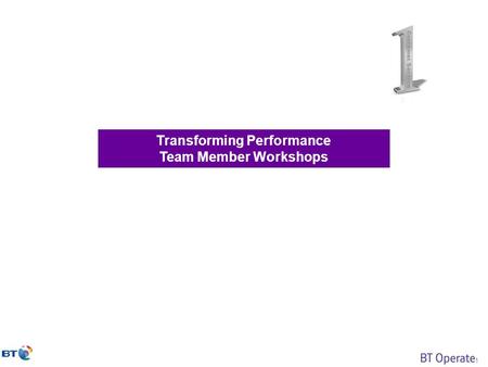 Transforming Performance