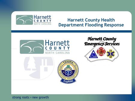 Harnett County Health Department Flooding Response.