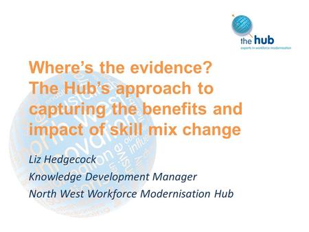 Liz Hedgecock Knowledge Development Manager