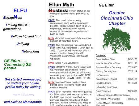 Greater Cincinnati Ohio Chapter and click on Membership