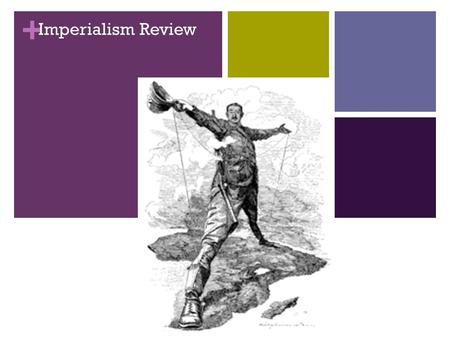 + Imperialism Review. + A country that has its own government, but whose policies are guided by a foreign power a. Direct Rule b. Imperialism c. Protectorate.