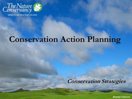 Conservation Action Planning Conservation Strategies.