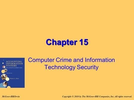 Computer Crime and Information Technology Security