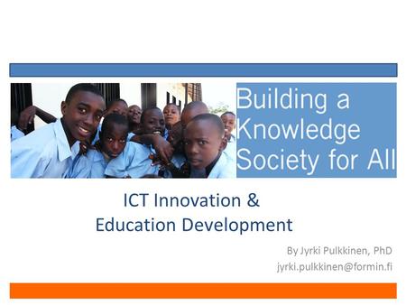 ICT Innovation & Education Development