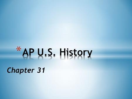 Chapter 31. * AGENDA * Bell Ringer – Long Essay * Understanding the late 70s & early 80s * Oil Embargo * Carter vs. Reagan * Debate * Exit Ticket * REMINDERS.
