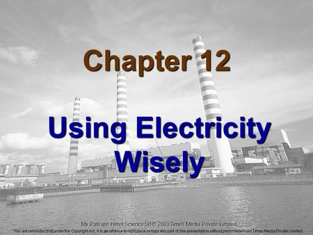 Using Electricity Wisely
