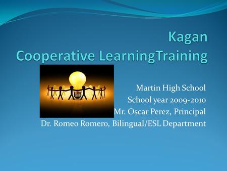 Kagan Cooperative LearningTraining