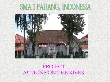 The picture is one of the rivers in Padang, located in GOR. The water color has changed Check it out what we have found in there.