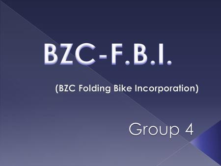  BFBI's Profile About BFBI Marketing Sales Tactics Ad. / Promotions _____________ BFBI's Product BZC-A1 Tri-BZC ( Black ) Tri-BZC ( Pink ) Investor Relations.