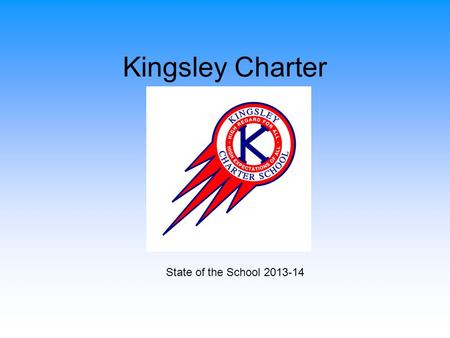 Kingsley Charter State of the School 2013-14. Agenda: Where we fit Curriculum (CCGPS) Background Where we are Where we want to be How do we get there.