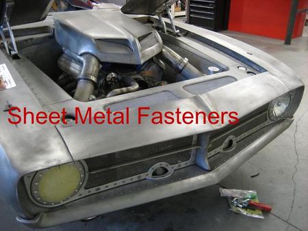 Sheet Metal Fasteners.