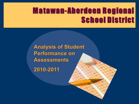Analysis of Student Performance on Assessments 2010-2011.