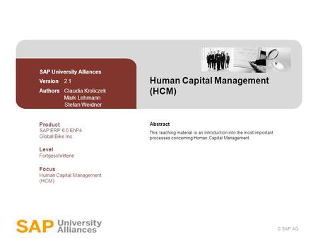 Human Capital Management (HCM)