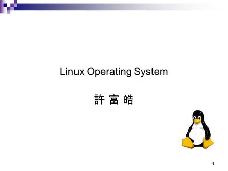 Chapter 1: What is Linux