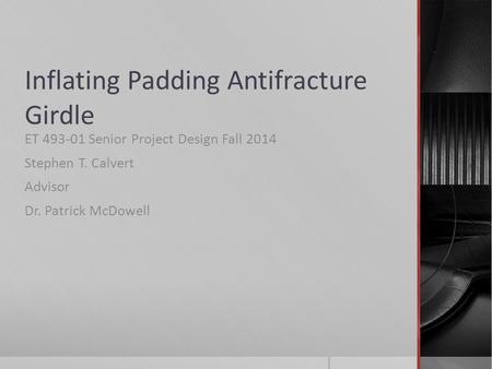 Inflating Padding Antifracture Girdle