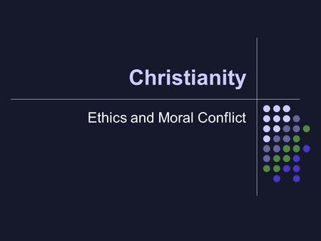 Christianity Ethics and Moral Conflict. Catholicism - Bible They are the works of human authors Exegesis gives better understanding of the text Bring.